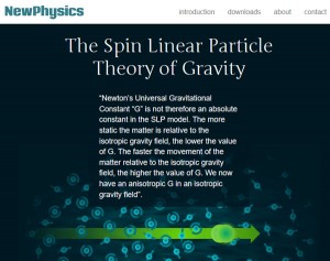 iamage of New Physics site design
